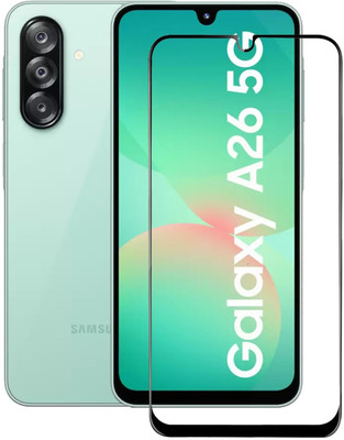 INFINITYWORLD Edge To Edge Tempered Glass for Samsung Galaxy A26 5G(Pack of 1)