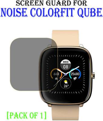 hirdesh Edge To Edge Tempered Glass for Noise ColorFit Qube(Pack of 1)