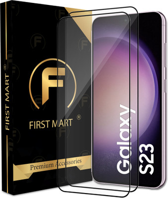 FIRST MART Edge To Edge Tempered Glass for Samsung Galaxy S23 5G, Samsung Galaxy S23, Samsung S23 5G, Samsung S23, Samsung Galaxy S22 5G, Samsung Galaxy S22, Samsung S22 5G, Samsung S22(Pack of 2)