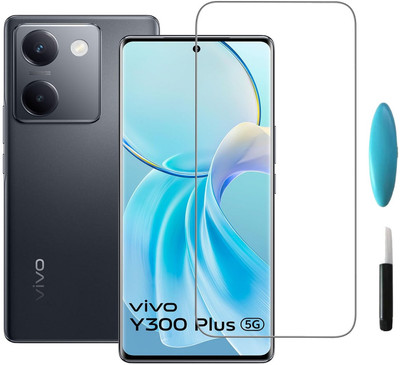 DSCASE Edge To Edge Tempered Glass for Vivo Y300 Plus 5G, vivo Y300 Plus(Pack of 1)