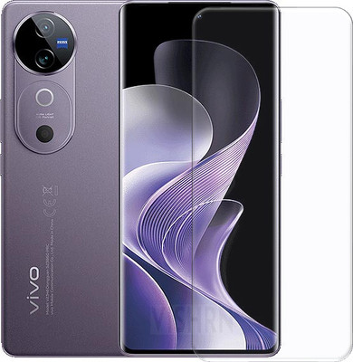 VISHRN CASES Edge To Edge Tempered Glass for Vivo V40 5G, vivo V40 5G, (UV)(Pack of 1)
