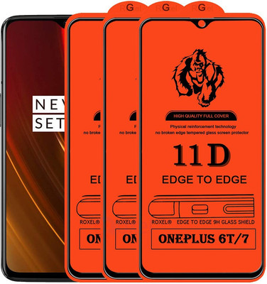 Donald Edge To Edge Tempered Glass for OnePlus 6T(Pack of 1)