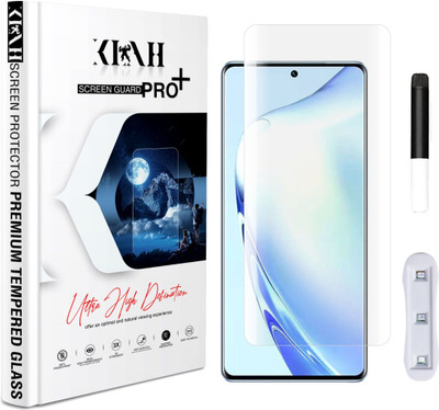 KLAH Edge To Edge Tempered Glass for Vivo V27 Pro 5G, Borderless UV Glass Protection(Pack of 1)