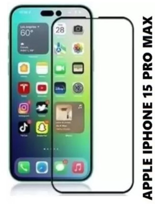 Chemforce Edge To Edge Tempered Glass for Apple iPhone 15 Pro Max(Pack of 1)