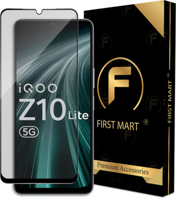 FIRST MART Edge To Edge Tempered Glass for iQOO Z10 Lite 5G, IQOO Z10 Lite, Vivo T4 Lite 5G, Matte Finish Glass(Pack of 1)