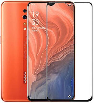 9H Edge To Edge Tempered Glass for Oppo Reno Z-9H hardness level provides protection from accidental drop & scratches Edge to Edge Coverage with Easy Installation Kit(Pack of 1)