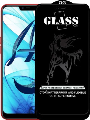 CYOR Edge To Edge Tempered Glass for OPPO A5(Pack of 1)