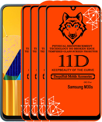 CRodible Edge To Edge Tempered Glass for Samsung Galaxy M30s(Pack of 4)