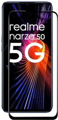 DMJHP Edge To Edge Tempered Glass for Realme Narzo 50 5G(Pack of 1)