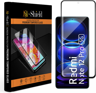 MS-Shield Edge To Edge Tempered Glass for Redmi Note 12 Pro 5G(Pack of 1)