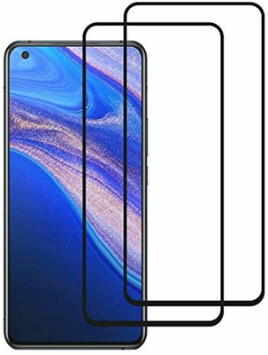 HIE POWER Edge To Edge Tempered Glass for Vivo X50- | Bubble Free Installation |(Pack of 2)