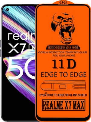 CYOR Edge To Edge Tempered Glass for REALME X7 MAX(Pack of 1)