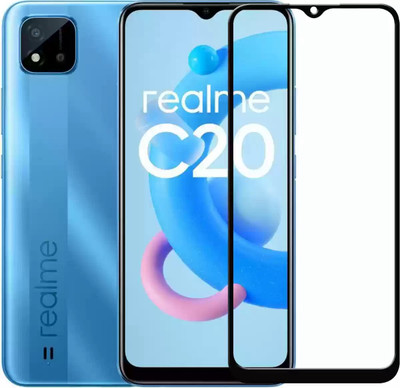 PNS Edge To Edge Tempered Glass for Realme C20(Pack of 1)