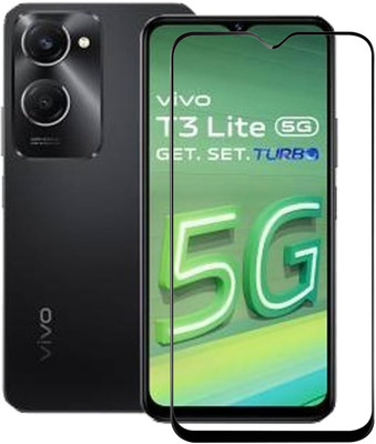O2MG Edge To Edge Tempered Glass for vivo T3 Lite 5G, vivo T3 Lite(Pack of 1)