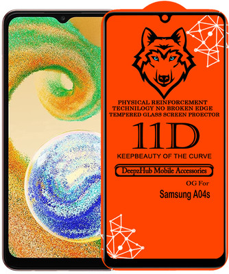 CRodible Edge To Edge Tempered Glass for Samsung Galaxy A04s(Pack of 1)