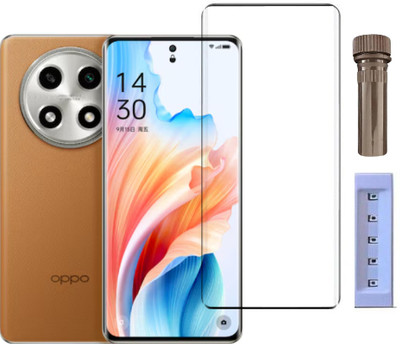 crixus Edge To Edge Tempered Glass for OPPO A2 Pro (Global)(Pack of 1)