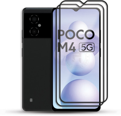 PROACCS Edge To Edge Tempered Glass for POCO M4 5G(Pack of 2)