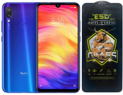 Obstinate Edge To Edge Tempered Glass for Redmi Note 7 Pro, BLATE ESD, Bull King ESD, Edge to Edge, Anti Static, Dustproof(Pack of 1)