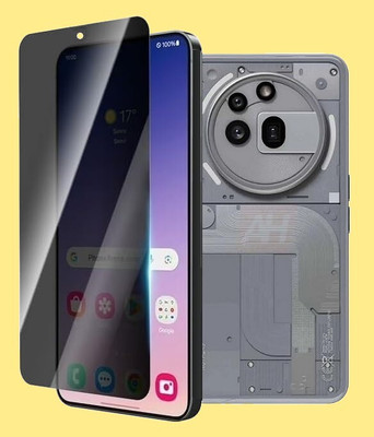 GORILLA FIVE Edge To Edge Tempered Glass for Nothing Phone (3a) Pro, Nothing Phone (3a) 5G ( Privacy )(Pack of 1)