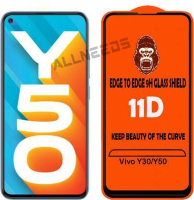ALLNEEDS Edge To Edge Tempered Glass for Vivo Y50 - Edge to Edge Tempered Glass(Pack of 1)