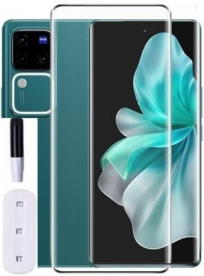 LIKEDESIGN Edge To Edge Tempered Glass for Vivo V30 5G(Pack of 1)