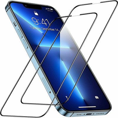 Hamz Edge To Edge Tempered Glass for iPhone 13 Mini(Pack of 2)