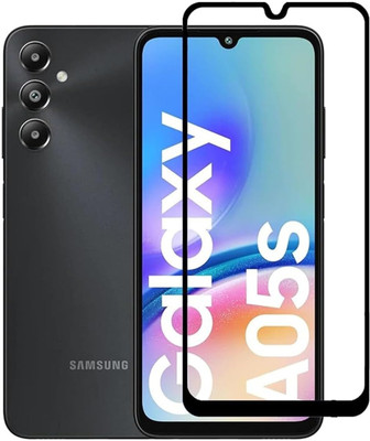 S-Softline Edge To Edge Tempered Glass for Samsung Galaxy A05s, Screen Protector Slim 9H Hard 2.5D(Pack of 1)