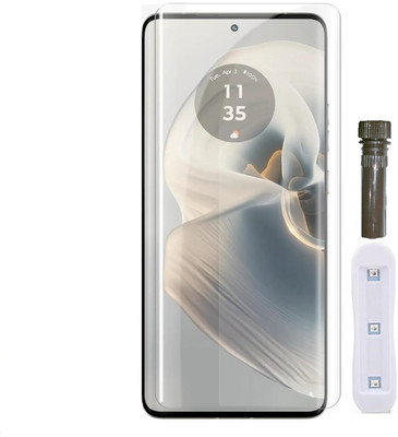 LIKEDESIGN Edge To Edge Tempered Glass for Motorola Edge 50 Pro, MOTO Edge 50 Pro(Pack of 1)