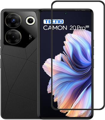 NKCASE Edge To Edge Tempered Glass for Tecno Camon 20 Pro 5G(Pack of 1)