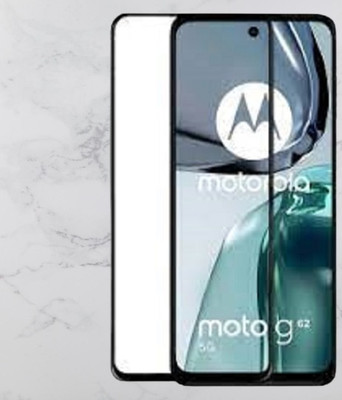 vmt stock Edge To Edge Tempered Glass for MOTOROLA G62 5G(Pack of 1)