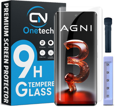 OneTech Edge To Edge Tempered Glass for Lava Agni 3 5G(Pack of 1)