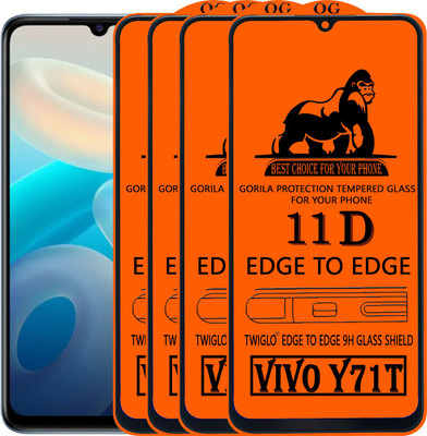 TWIGLO Edge To Edge Tempered Glass for VIVO Y71T(Pack of 4)