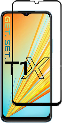 AB PRIME Edge To Edge Tempered Glass for vivo T1X, VIVO T1X(Pack of 1)