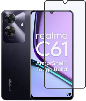 NEXZONE Edge To Edge Tempered Glass for Realme C61, realme C61(Pack of 1)