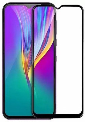 DSCASE Edge To Edge Tempered Glass for Infinix Smart 6 Plus(Pack of 1)