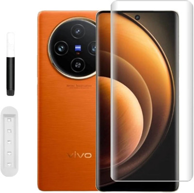 mobinix Edge To Edge Tempered Glass for Vivo X100, Vivo X100 Pro(Pack of 1)