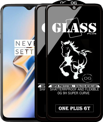 PFOAM Edge To Edge Tempered Glass for OnePlus 6T(Pack of 2)