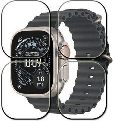 tombik Edge To Edge Tempered Glass for 21ff-Apple Watch Ultra 3(Pack of 4)