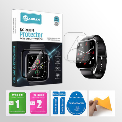 20SKY Impossible Screen Guard for Fire-Boltt Ninja 3 Plus 1.83 inch Smartwatch(Pack of 2)