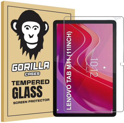 Gorilla Cases Edge To Edge Tempered Glass for Lenovo Tab M11(Pack of 1)