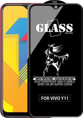 Qyist Edge To Edge Tempered Glass for VIVO Y11(Pack of 1)