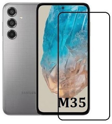 O2MG Edge To Edge Tempered Glass for SAMSUNG Galaxy M35 5G, SAMSUNG M35 5G(Pack of 1)