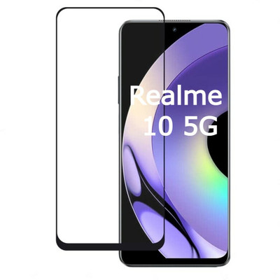 EITANSHA CREATION Edge To Edge Tempered Glass for Realme 10 4G(Pack of 1)
