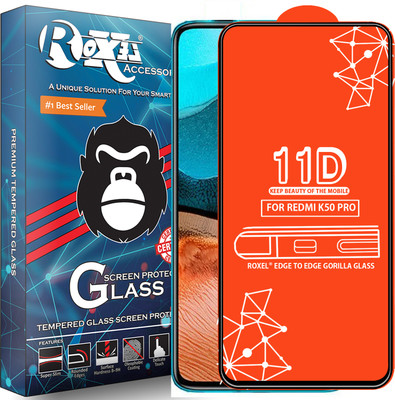 Roxel Edge To Edge Tempered Glass for Xiaomi Redmi K50 Pro 5G(Pack of 1)