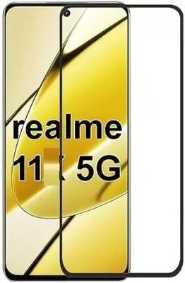 ASVALBUY Edge To Edge Tempered Glass for Realme 11 5G, Realme 11(Pack of 1)