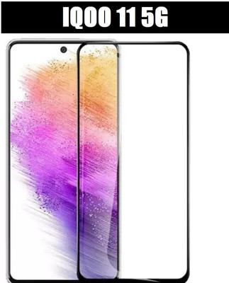 O2MG Edge To Edge Tempered Glass for IQOO 11 5G(Pack of 1)