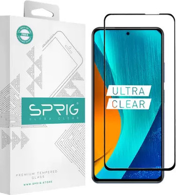 Sprig Edge To Edge Tempered Glass for Sprig Edge To Edge Tempered Glass for POCO M3 Pro (Pack of 1)(Pack of 1)