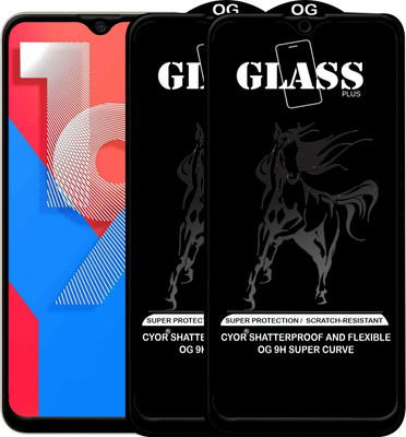 CYOR Edge To Edge Tempered Glass for VIVO Y19(Pack of 2)