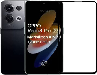 DSCASE Edge To Edge Tempered Glass for OPPO Reno8 Pro 5G(Pack of 1)