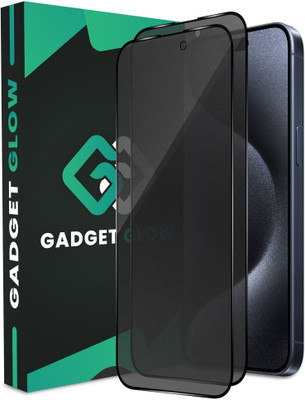 Gadget Glow Edge To Edge Tempered Glass for iPhone 15 Pro Max, Apple iPhone 15 Pro Max, iPhone 15 Plus, Apple iPhone 15 Plus(Pack of 2)